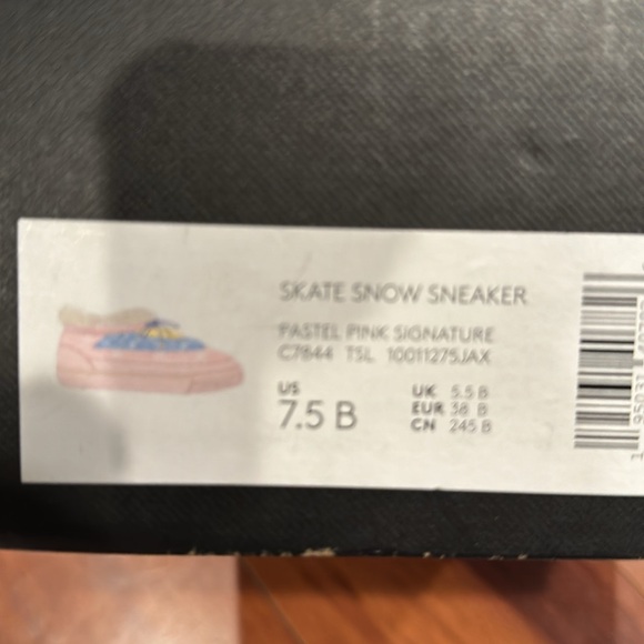 COACH NIB CITYSOLE WOMENS SKATE SNOW SNEAKERS PASTEL PINK SIGNATURE SIZE 7.5B - Picture 9 of 11